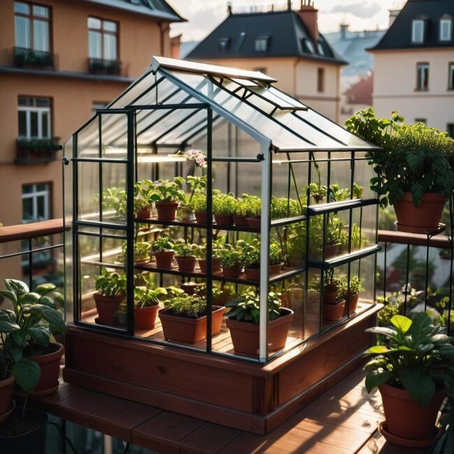 Budowa szklarni na balkonie z drewna