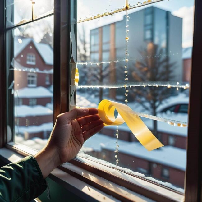 Delikatne techniki usuwania taśmy klejącej z okna