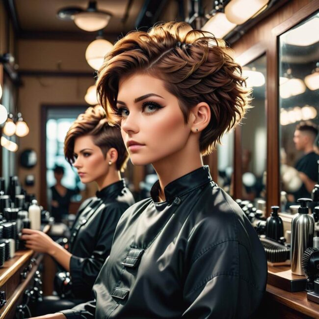 Fryzura dla młodej chłopaczki