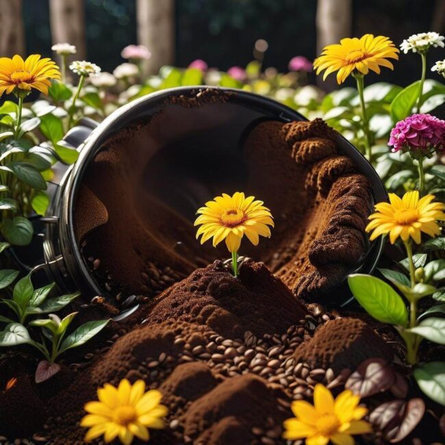 Fusy z kawy jako organiczne nawozy