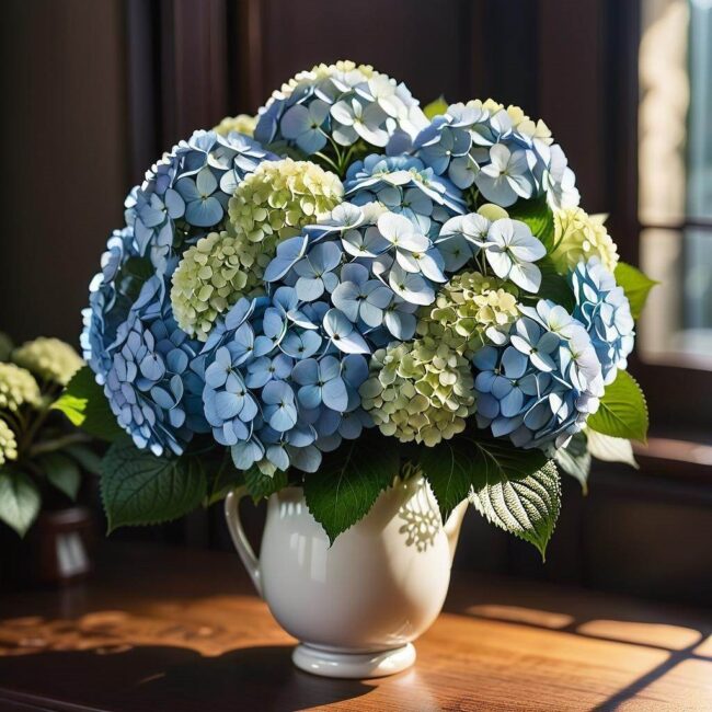 Hortensja bukietowa mini nawożenie