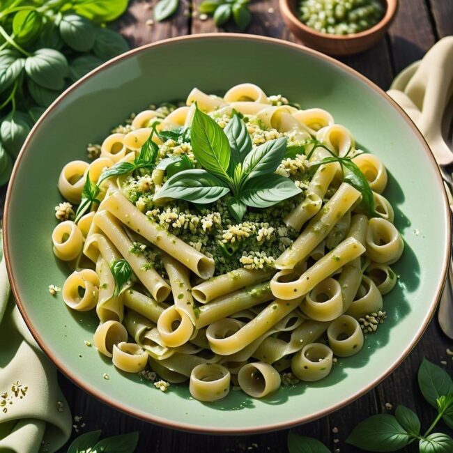 Jak doprawić makaron czosnkiem niedźwiedzim