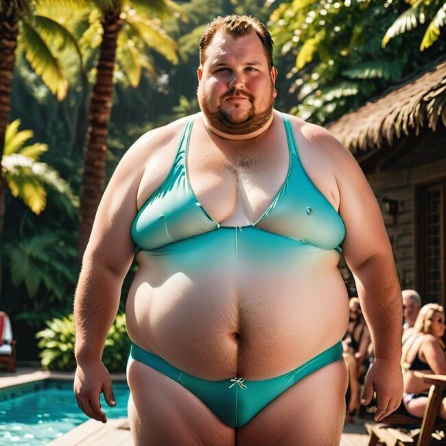 Kąpielówki maskujące brzuch