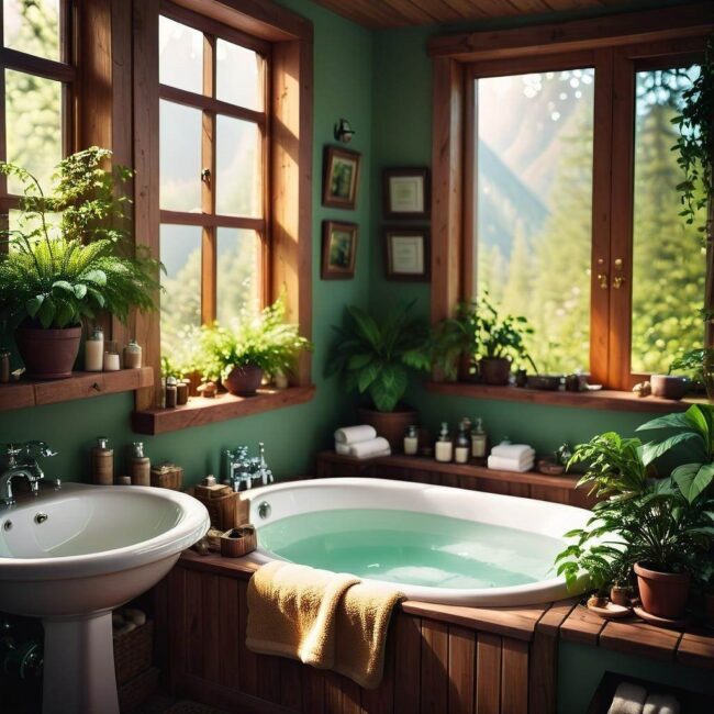 Łazienka w stylu skandynawskim