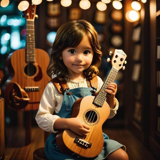 Materiały ukulele dla dzieci