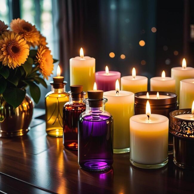 Naturalne składniki w olejkach do świec