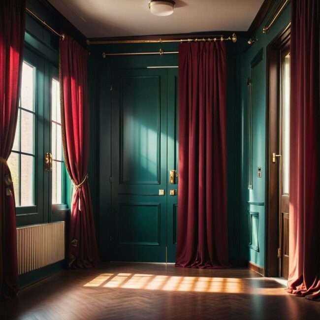 Nowoczesne aranżacje z zasłonami panelowymi