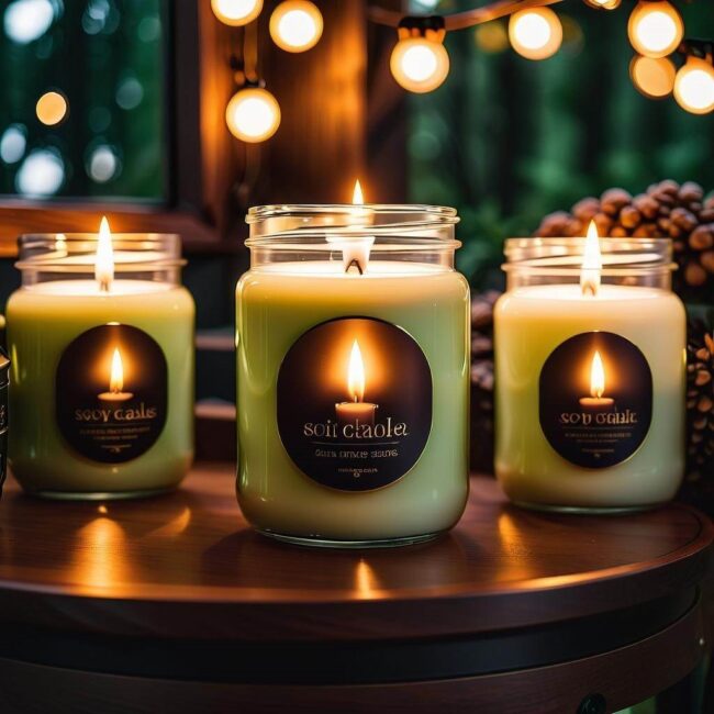 Pojemniki na świece sojowe