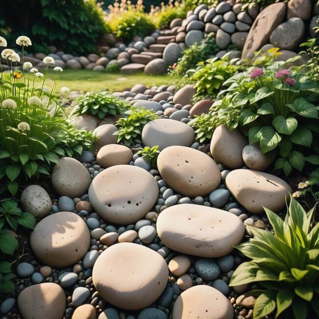 Ścieżki z kamienia polnego