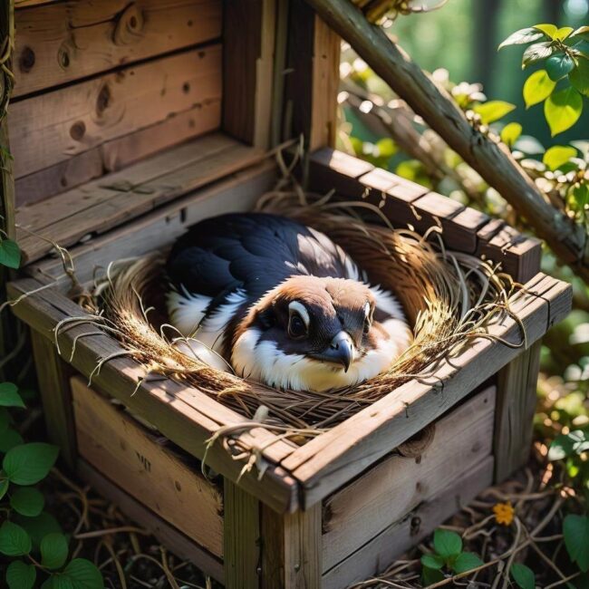 Trawa morska czy mech do gniazda ptasiego