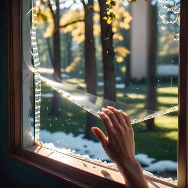 Wskazówki dotyczące usuwania taśmy z okna plastikowego