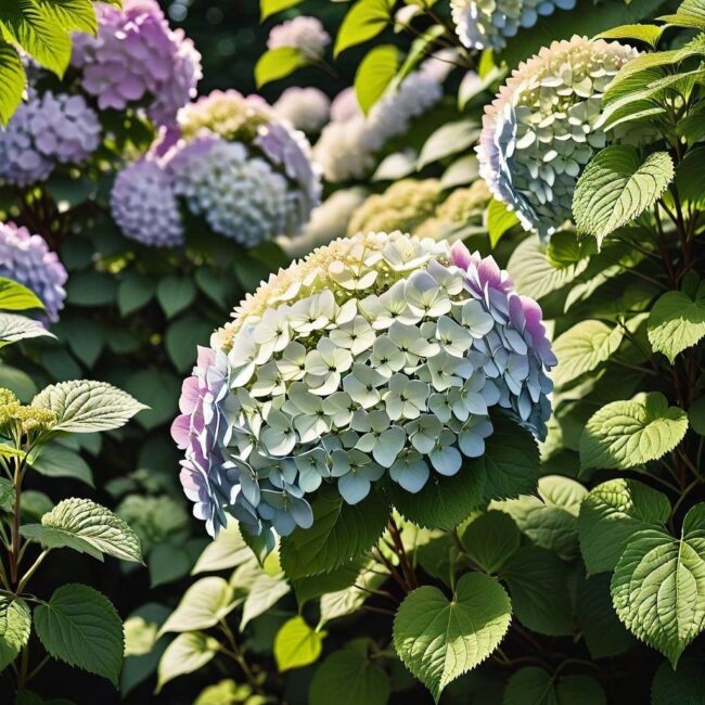 Zdjęcia hortensji krzewiastej