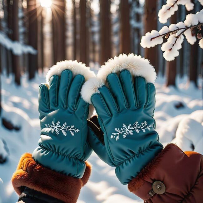 Zimowe rękawiczki dla niemowląt