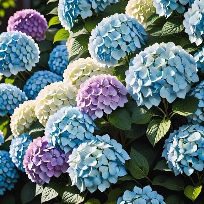 sztuczne hortensje na ślub